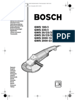 Bosch Esmerilhadeira GWS 20-180