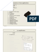 Transistors Et Leurs Applications