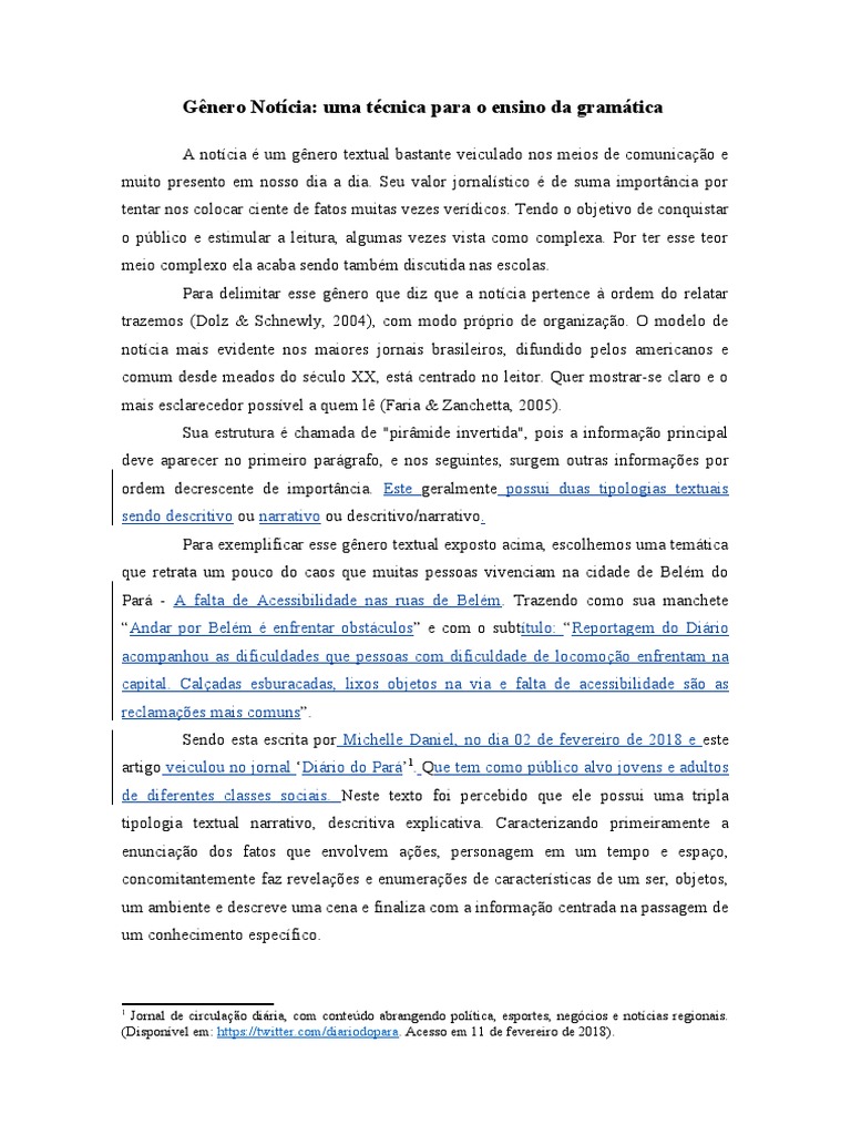 Proposta De Redação Para Notícia – MNOGQ