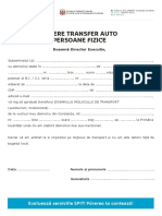 Cerere Transfer Auto PF