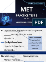 Docero - Tips Met Practice Test 5 Grammar Comments