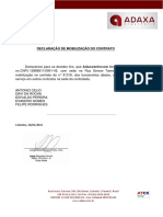 Declaração de Mobilização 1121