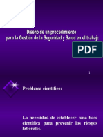 DISEÑO DE PROCEDIMIENTO PARA LA GESTION DE LA SEGURIDAD