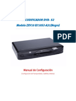 Decodificador Zte Zxv10 b710s a31 Negro Hispansat