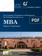 PGPMX: Degree Programme