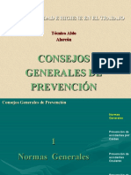 Consejos Generales de Prevención - muestra