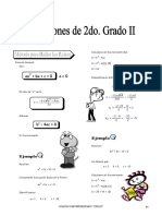 IV BIM - 2do. Año - ALG - Guía 5 - Ecuaciones 2do Grado II