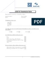 06 02 20 ZF Sachs Checklist Transmission Noise