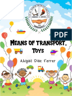 Ingles Mean of Transport Toys