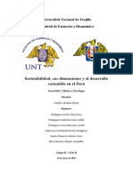Sostenibilidad, Sus Dimensiones y El Desarrollo Sostenible en El Perú