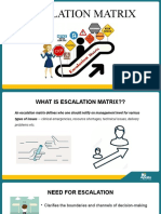Escalation Matrix