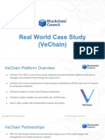 Real World Case Study (VeChain)