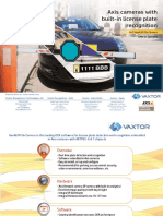 VaxALPR On Camera license plate recognition software