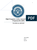 High Frequency Active Auroral Research Program (HAARP) : Technical Report