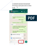 Manual para Compartir Archivos Por Whatsapp