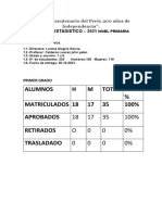 Cuadro Estadistico de 1 A 6