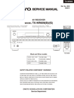 TX-NR609 Technical Document Layout