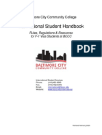 BCCC International Student Handbook - 022020