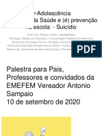 Adolescência Promoção da Saúde e (é) prevenção na escola_ - Suicídio (1)