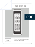 Manual Control Acceso Antivandalico Mfac568l