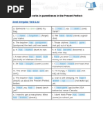 ENGL120 Grammar 7 1 Present Perfect Indefinite Past