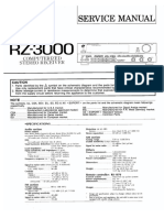 Sansui RZ 3000 Service Manual