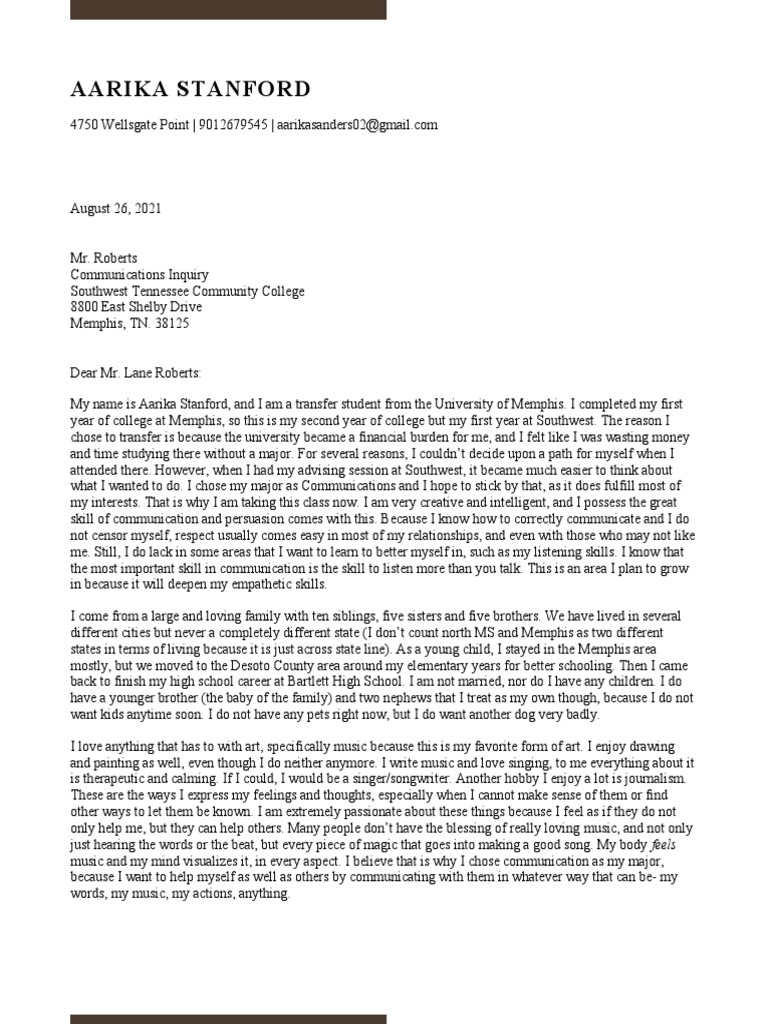 Business Letter Template | PDF