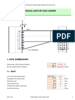 Pdfcoffee.com Perhitungan Sambungan Dengan Exel 1xlsx PDF Free