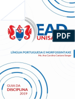 Guia Da Disciplina Língua Portuguesa e Morfossintaxe