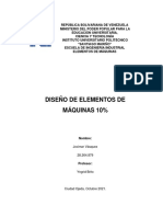 Elementos de Máquinas - Evaluación 10