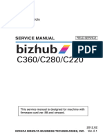 Bizhub c360 Manual de Servicio Field Service