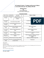 Schedule Eof Advanced Pedagogy