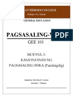 Pagsasalin - Module 1