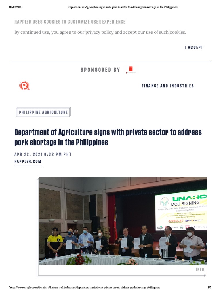 Pork Shortage PDF Pig Agriculture