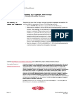 Handling, Preservation, and Storage Re-Wetting of Dried Out Elements