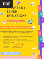 Grade 8 Lesson Plan: Linear Equations | PDF | Equations | Learning