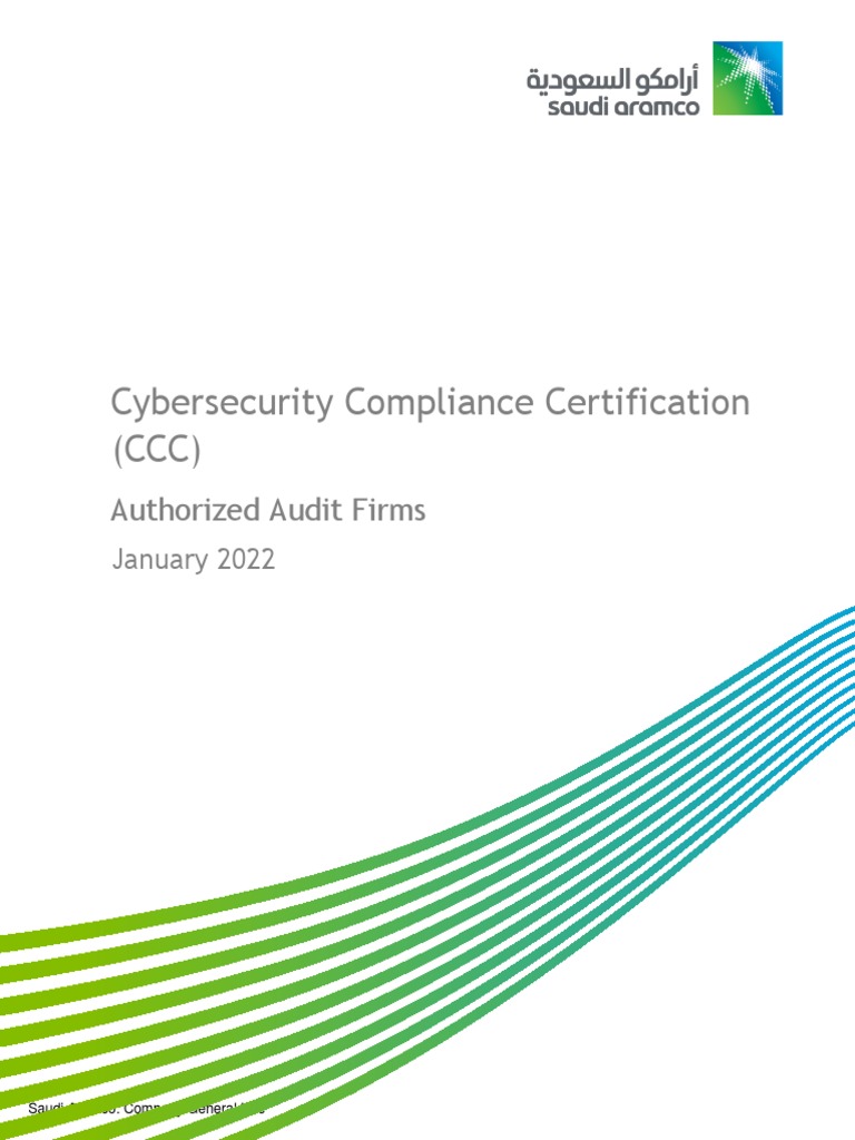 Cybersecurity Compliance Certificate CCC Audit FirmsJAN2022 | PDF