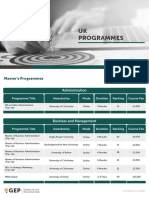 All Programmes Classification - With Pricing - 1-1