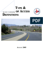 NCDOT Facility Types - Control of Access Definitions