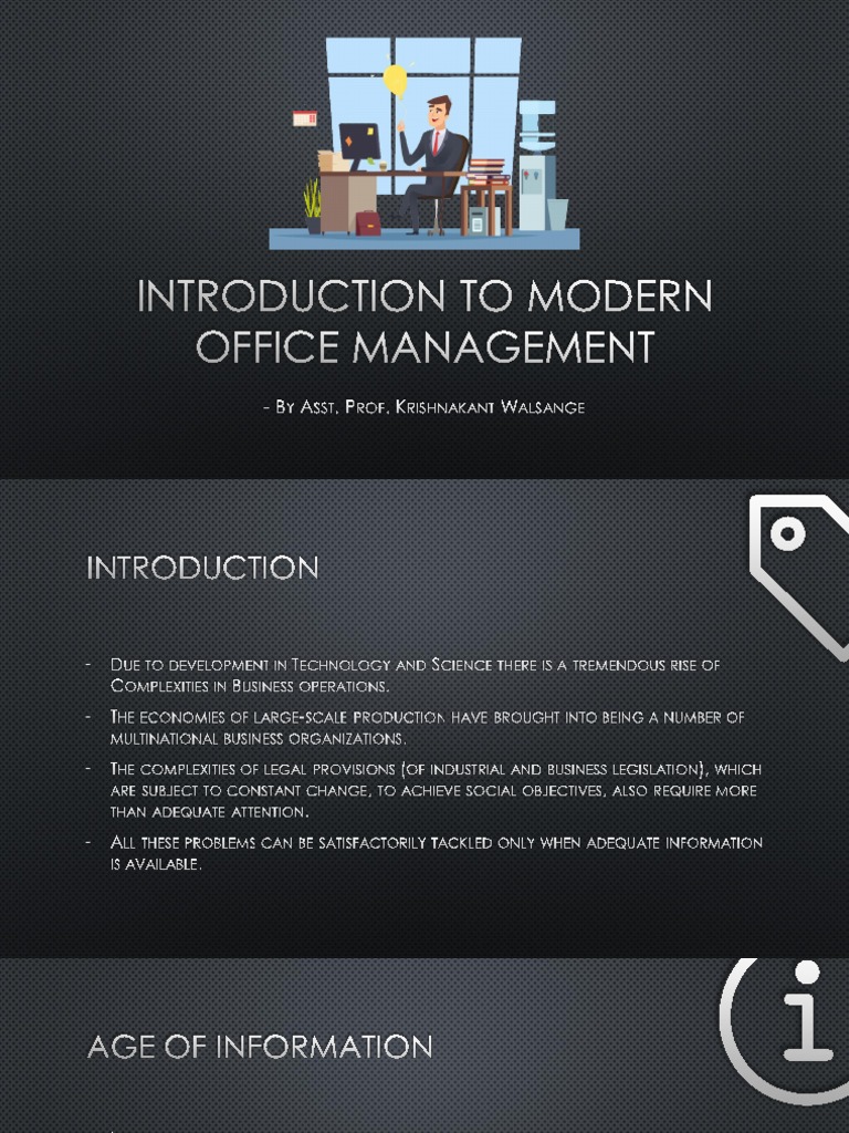 Introduction To Modern Office Management PDF