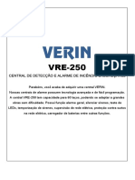 Manual Central VRE-250
