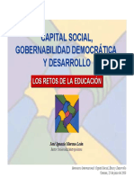 Capital Social y Democracia