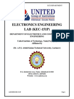 Electronics Engineering LAB (KEC-151P)