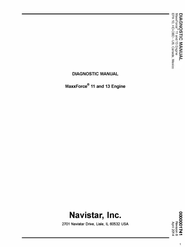 Navistar DT engine visual data 5