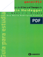 LIBRO RODRÍGUEZ FRANCIA, A. M. - Recensión de El Ser y El Tiempo de Martin Heidegger (J. Gaos - J. Rivera) (OCR) (Por Ganz1912)