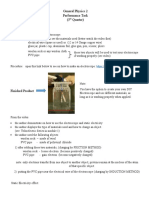 General Physics 2 Performance Task (3 Quarter)