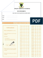 Economics: Raffles Christian School