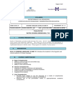 Syllabus for English Levels III and IV