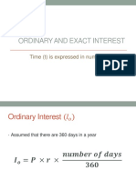 2 Exact and Ordinary Interest