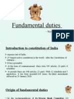 Fundamental Duties: - Priyanka Nambiar